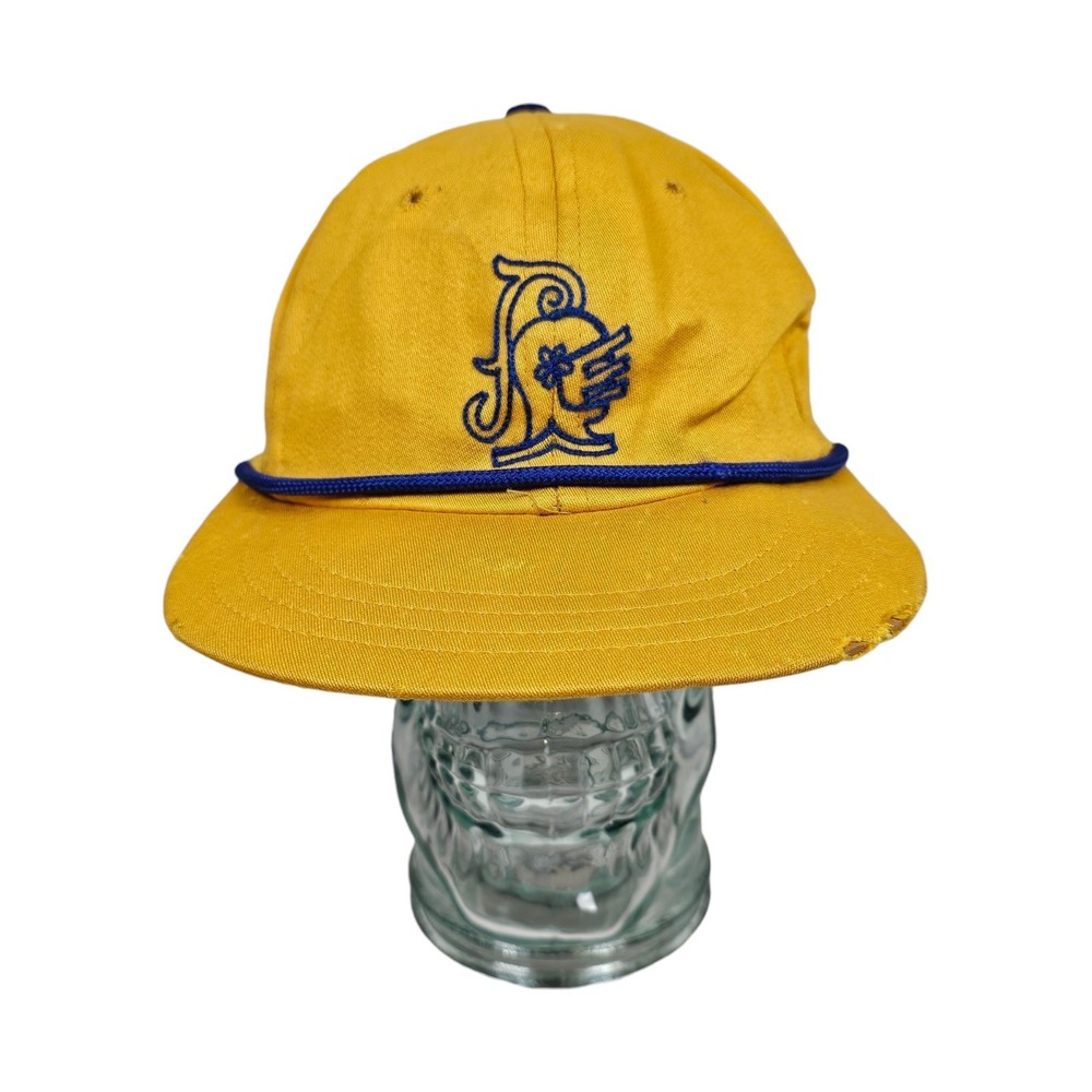 Vintage Cali-Fame Strapback Cap FE Embroidered Golfing Adjustable Hat Distressed